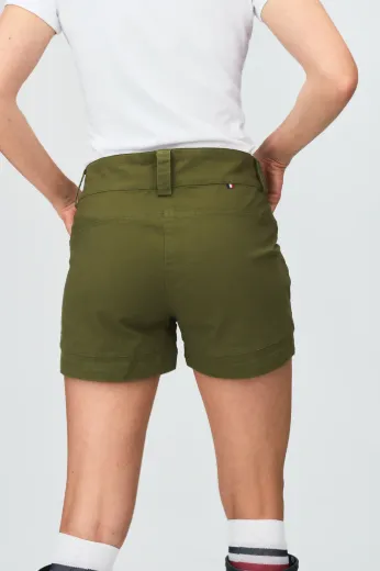 Bilde av Les Arcs Louna canvas shorts W  Olive